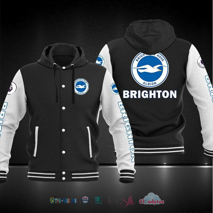 Good Quality Brighton & Hove Albion F.C Baseball Hoodie Jacket