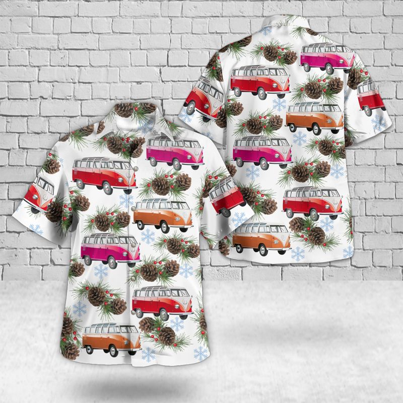 Volkswagen Samba Christmas Hawaiian Shirt Gift For Men Women