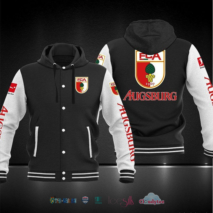 Amazing FC Augsburg Baseball Hoodie Jacket