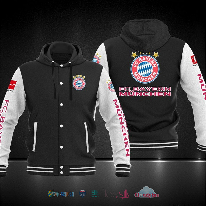 Awesome FC Bayern Munchen Baseball Hoodie Jacket