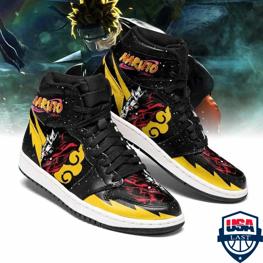 Baryon Mode Naruto Air Jordan High Top Sneaker Shoes