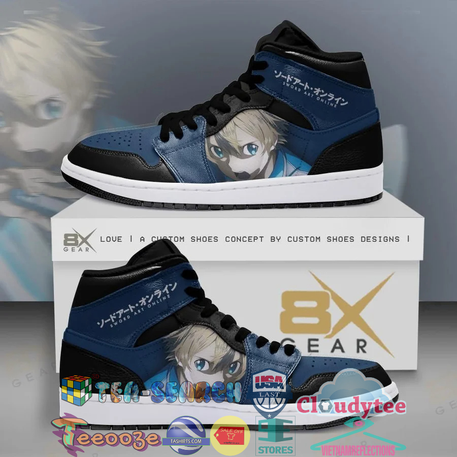 Eugeo Sword Art Online Air Jordan High Top Sneaker Shoes