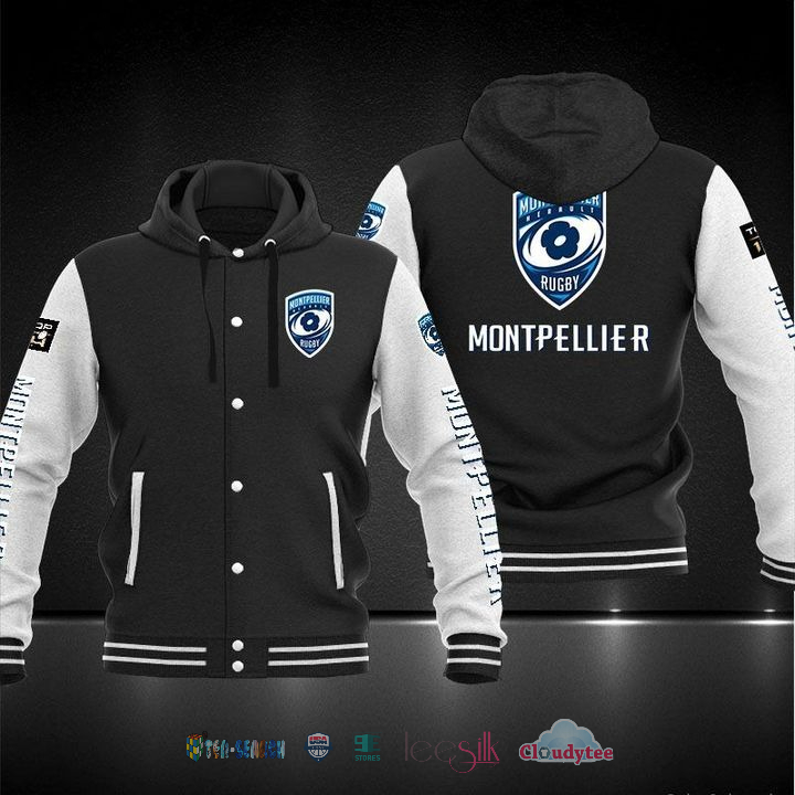 High Quality Montpellier Herault Rugby Baseball Hoodie Jacket