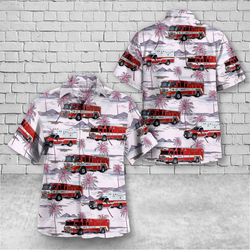 Glen Burnie Anne Arundel County Maryland Ferndale Volunteer Fire Company 34 Hawaiian Shirt Gift For Men Women