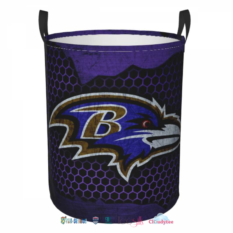 Premium Baltimore Ravens Laundry Basket