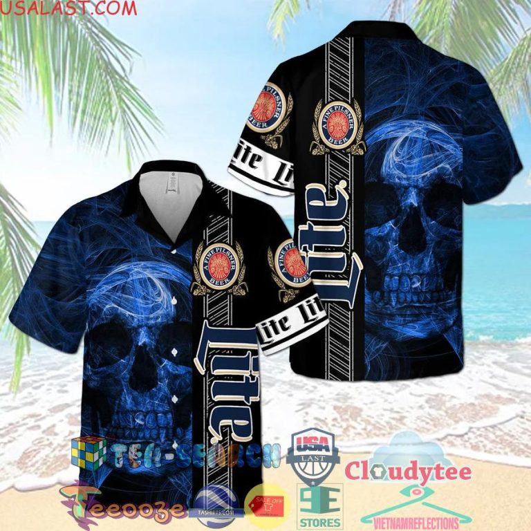 QHN9FNen-TH270422-47xxxMiller-Lite-Beer-Smoky-Blue-Skull-Aloha-Summer-Beach-Hawaiian-Shirt.jpg