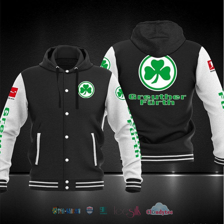 Limited Edition SpVgg Greuther Furth Baseball Hoodie Jacket