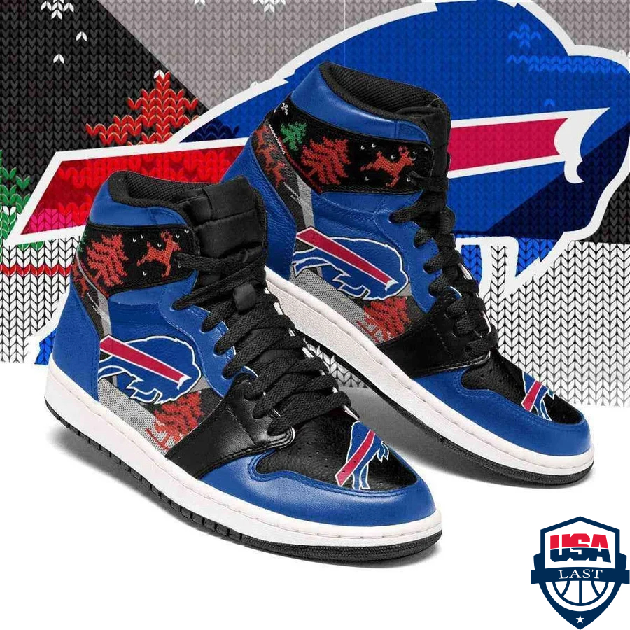 Buffalo Bills NFL Christmas Air Jordan High Top Sneaker Shoes