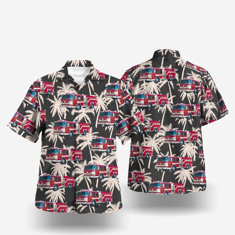 Plantation Broward County Florida Plantation Fire Department Hawaiian Shirt Gift For Men Women