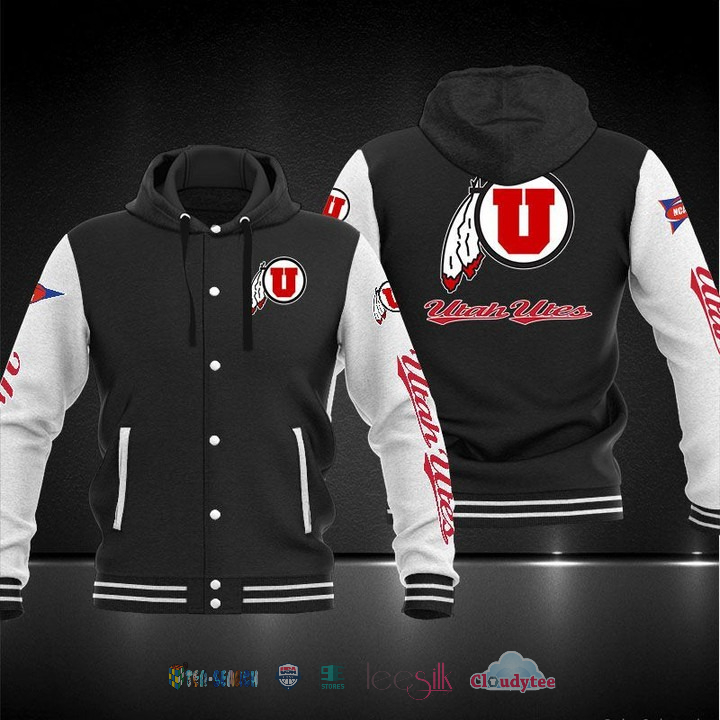 Luxury Utah Utes Baseball Hoodie Jacket