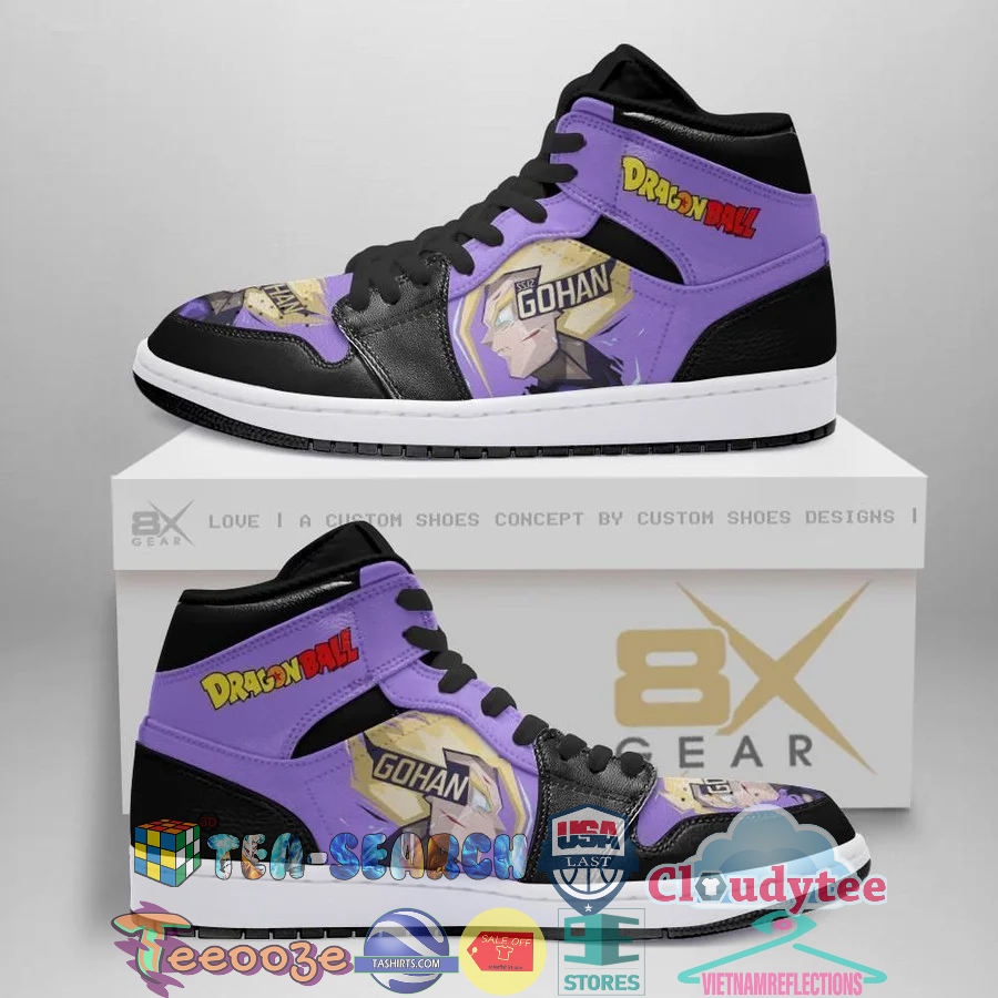 Son Gohan Dragon Ball Air Jordan High Top Sneaker Shoes