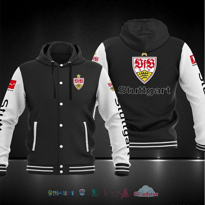 Luxury VfB Stuttgart Baseball Hoodie Jacket