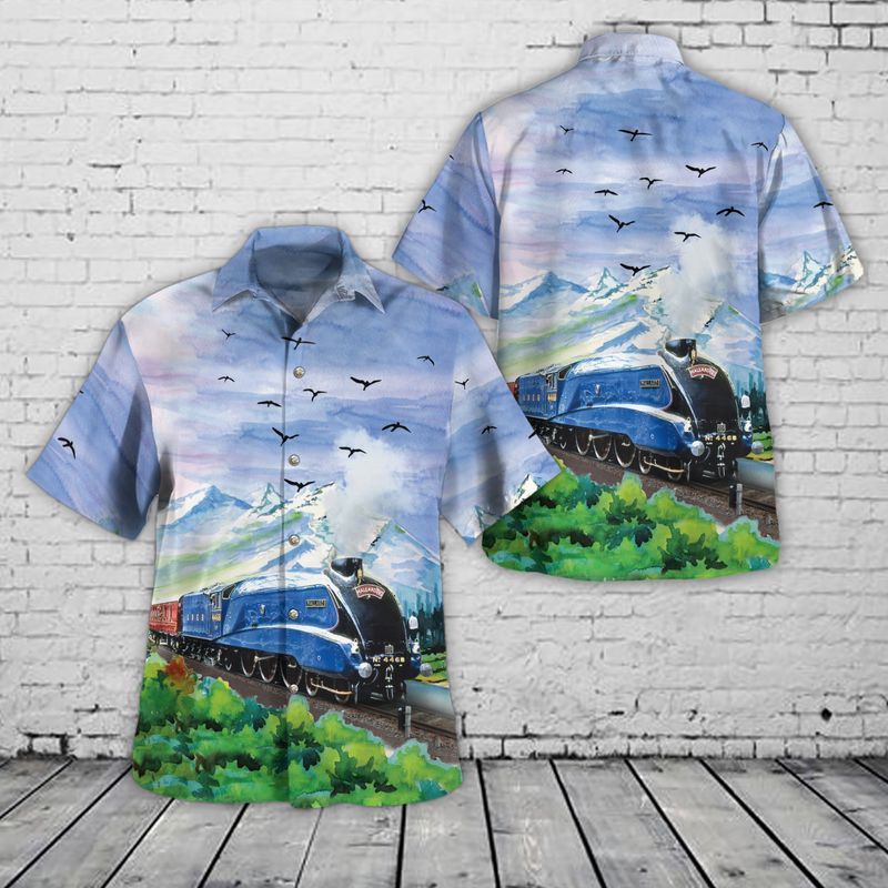 LNER Class A4 4468 Mallard Hawaiian Shirt Gift For Men Women