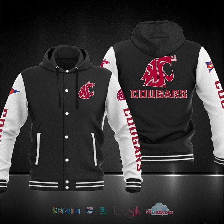 Best Quality Washington State Cougars Baseball Hoodie Jacket