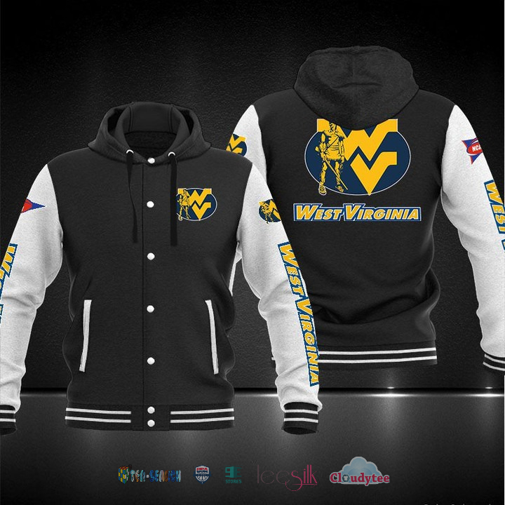 High Quality West Virginia Mountaineers Baseball Hoodie Jacket