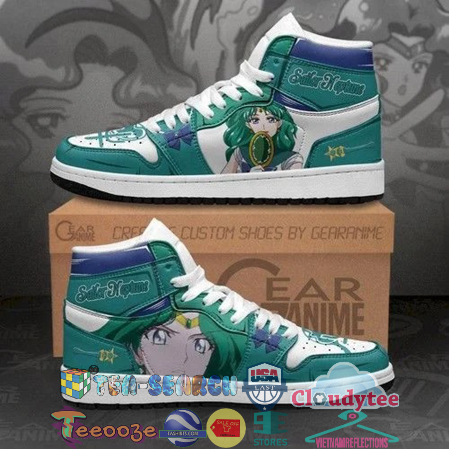 Sailor Neptune Sailor Moon Air Jordan High Top Sneaker Shoes