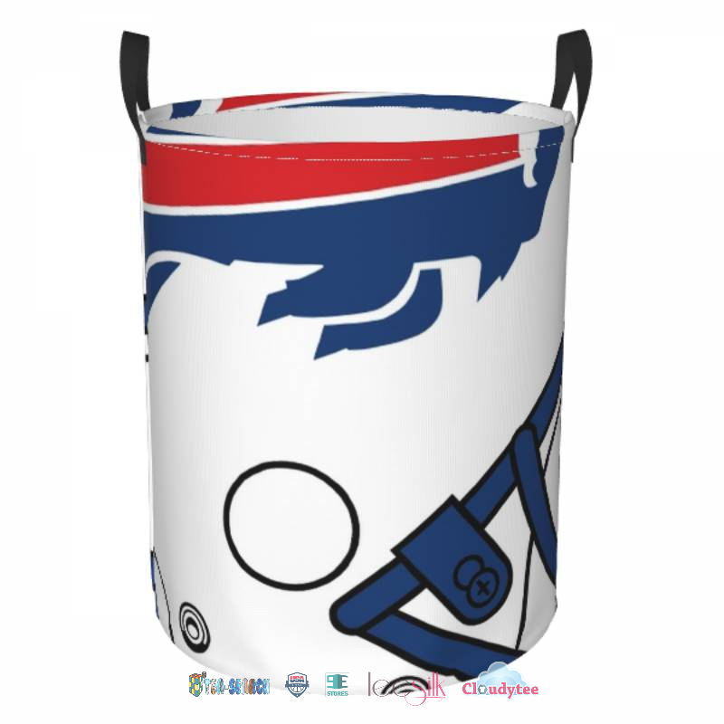 Luxurious NFL Buffalo Bills White Laundry Basket