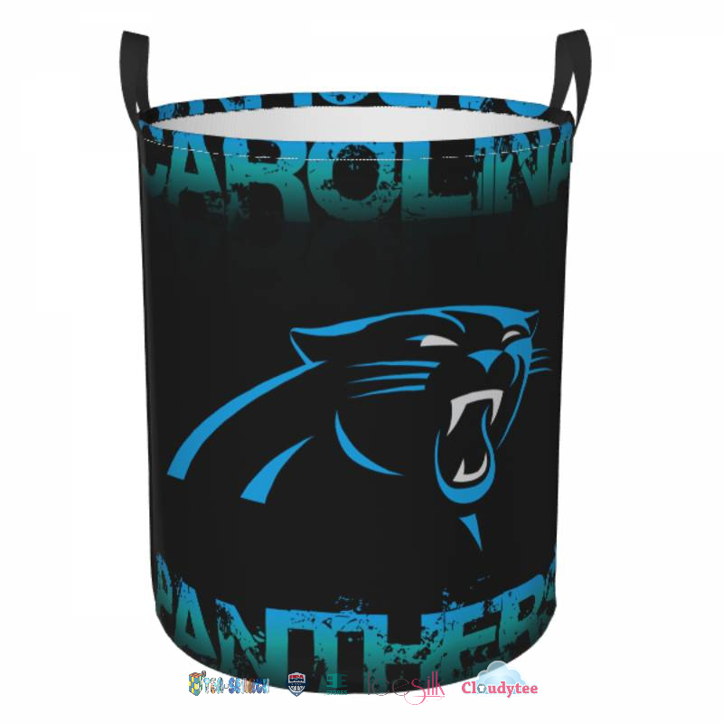 High Quality Carolina Panthers Laundry Basket With Handles