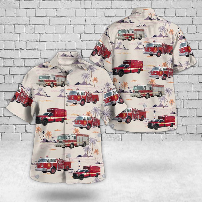 Monticello Union Township White County Indiana Monticello Fire Department Hawaiian Shirt Gift For Men Women