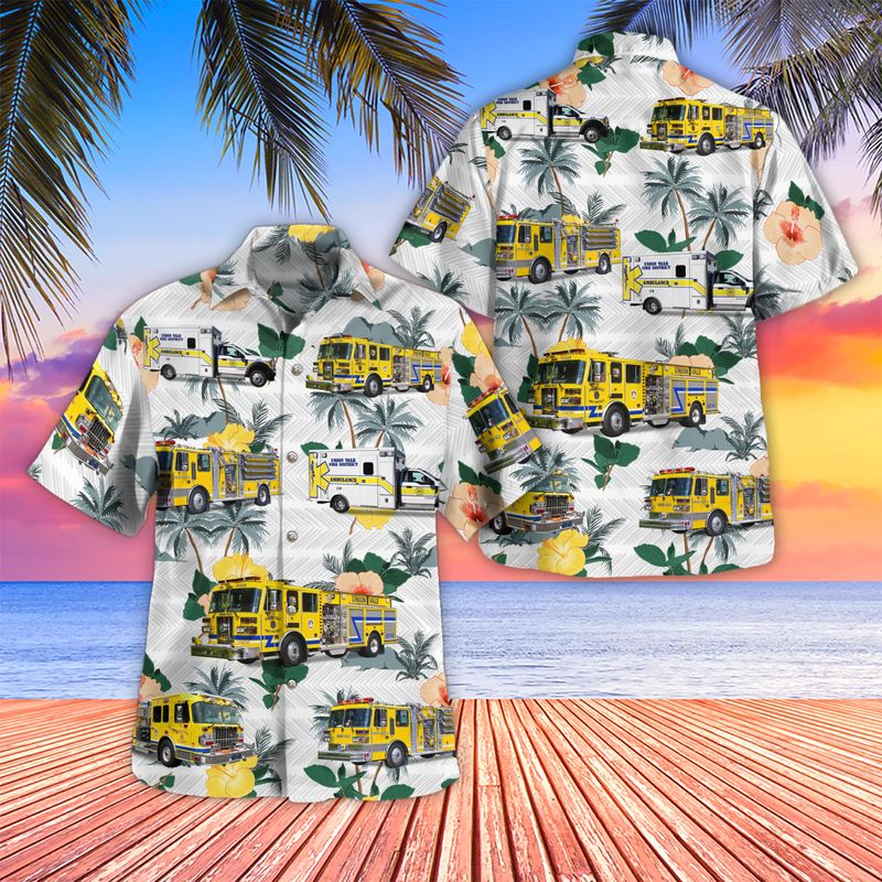 Verbank Dutchess County New York Union Vale Fire District Hawaiian Shirt Gift For Men Women