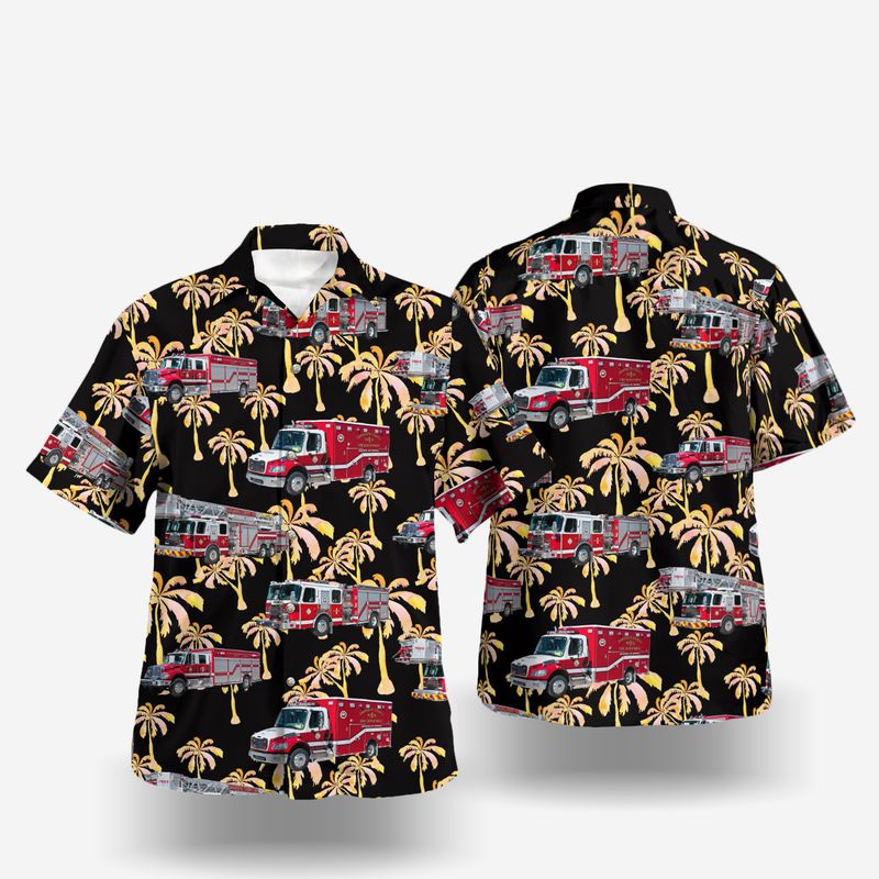 Sarasota County Florida Sarasota County Fire Department Hawaiian Shirt Gift For Men Women