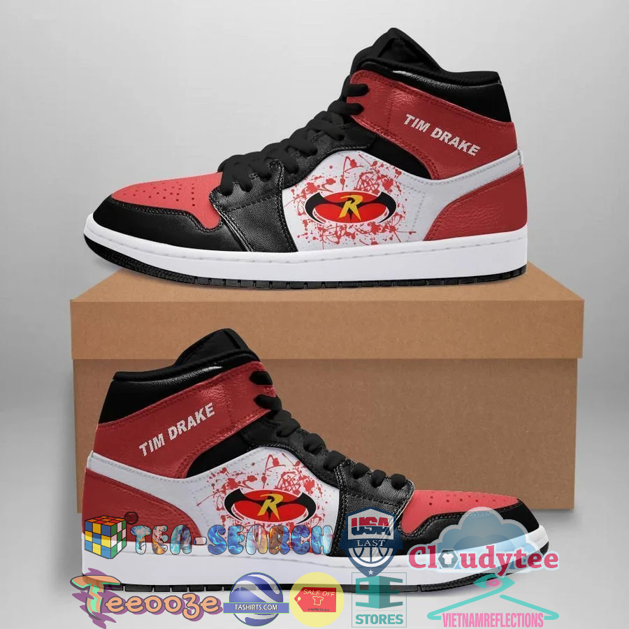 Tim Drake DC Comics Air Jordan High Top Sneaker Shoes