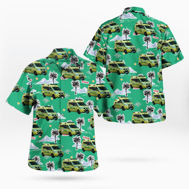 Southern and Eastern Norway Regional Health Authority Helse Sor-Ost RHF Volkswagen Ambulanse Hawaiian Shirt Gift For Men Women