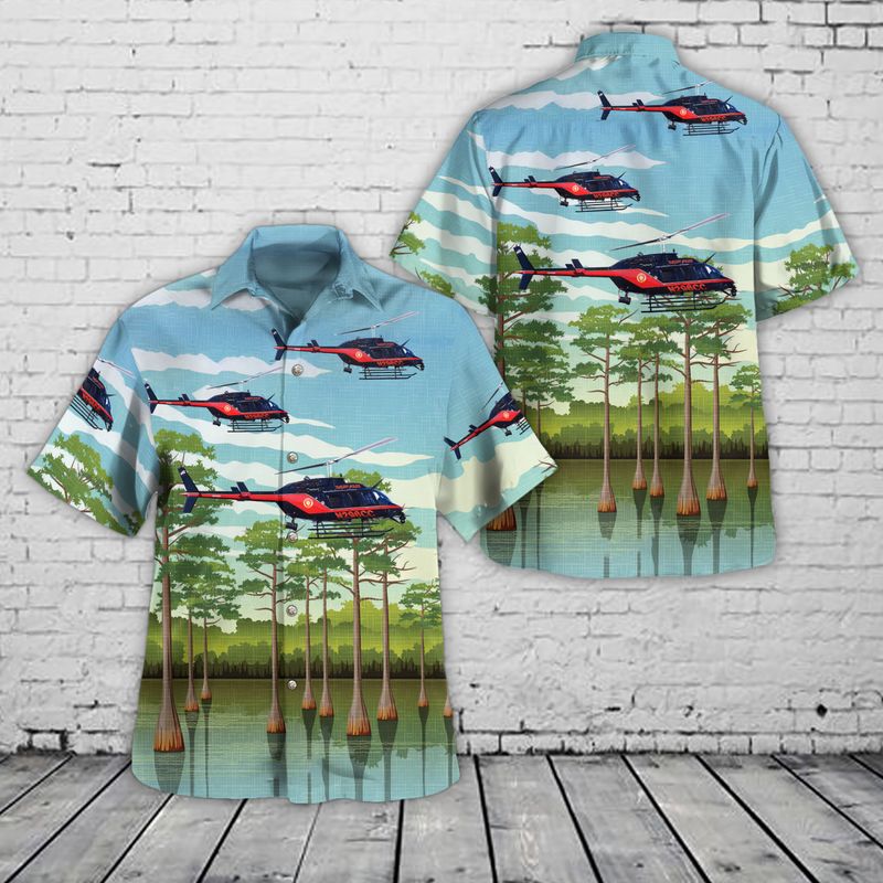 Clayton County Police Department Bell 206L-3 LongRanger Hawaiian Shirt Gift For Men Women