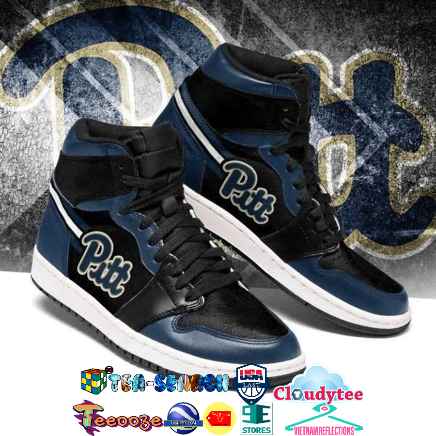 Pittsburgh Panthers NCAA Baseball Air Jordan High Top Sneaker Shoes