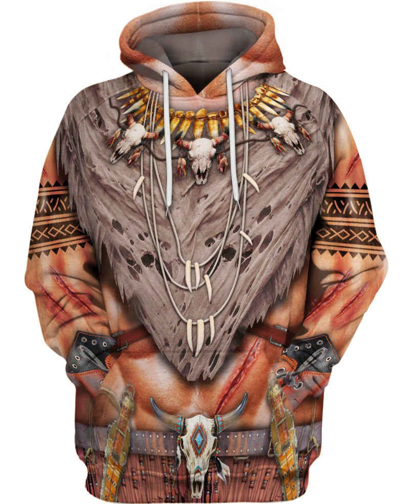 HOT Bison Brown Pride Native American All Over Printed 3D Shirt, Hoodie