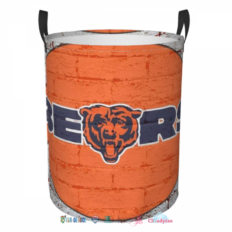 Best Chicago Bears Brick Wall Laundry Basket