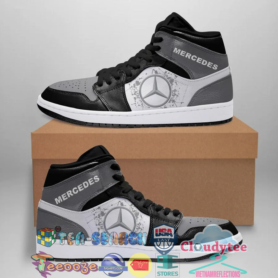 Mercedes-Benz Automobile Car Air Jordan High Top Sneaker Shoes