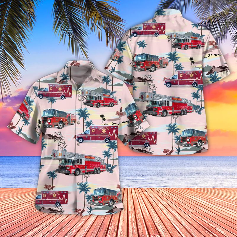 Indianapolis Indiana Wayne Township Fire Department Hawaiian Shirt Gift For Men Women