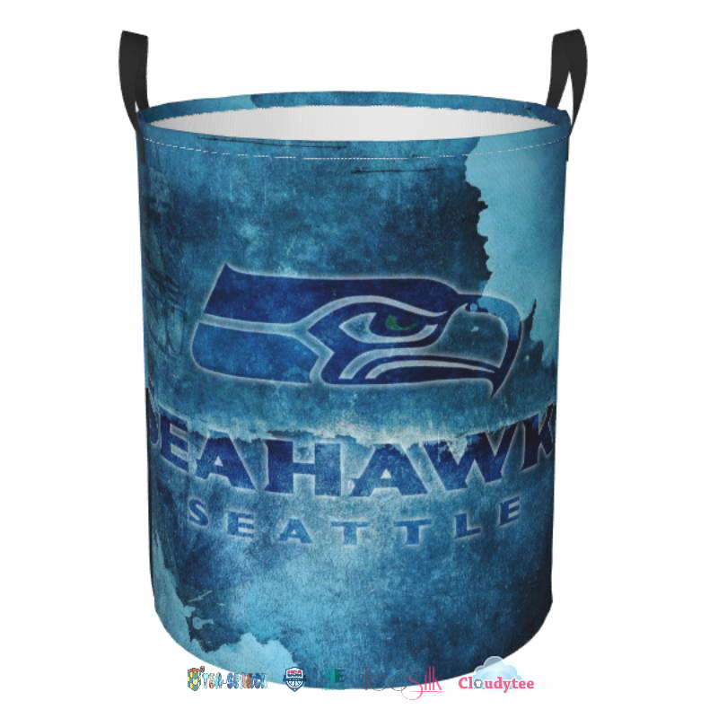 Excellent Seattle Seahawks Tie Dye Laundry Basket