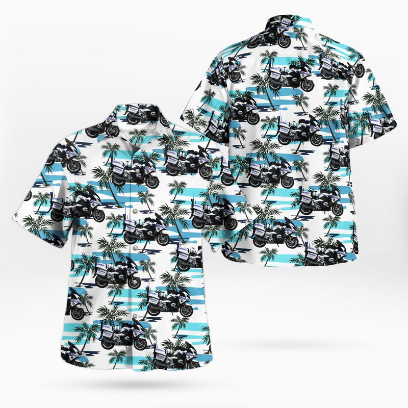 South Australia Police SAPOL BMW Motorbike Hawaiian Shirt Gift For Men Women