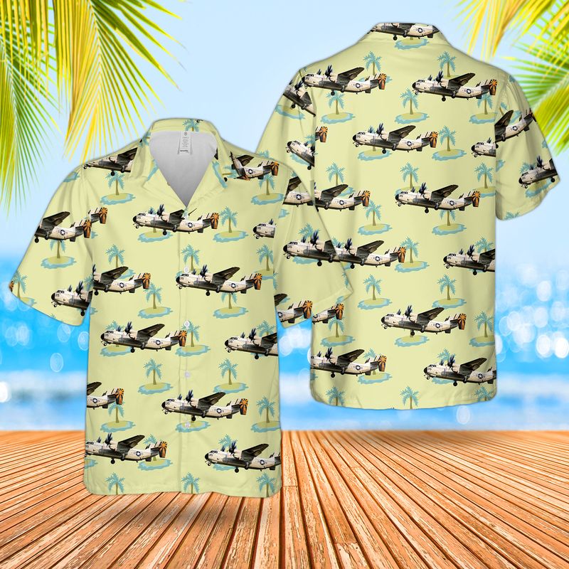 United States Navy VRC-40 Grumman C-2 Greyhound Hawaiian Shirt Gift For Men Women