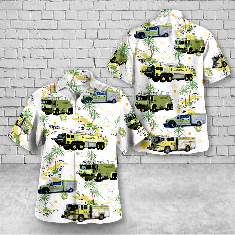 California San Francisco International Airport Fire Department Hawaiian Shirt Gift For Men Women