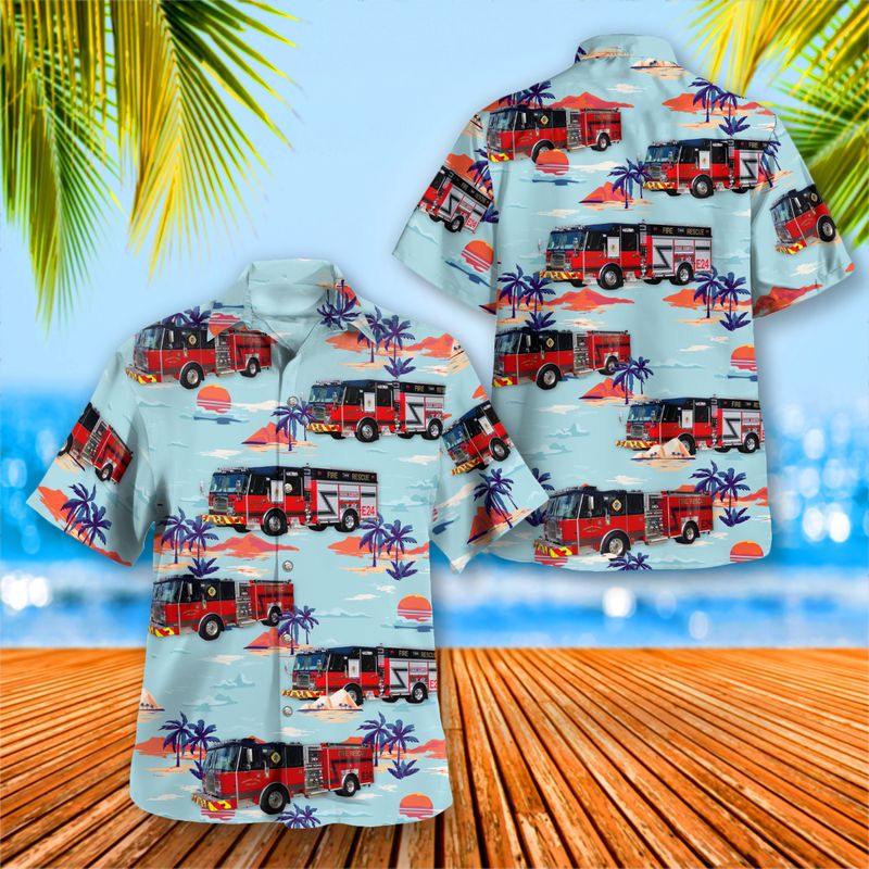 Treasure Island Fire Rescue Hawaiian Shirt Gift For Men Women