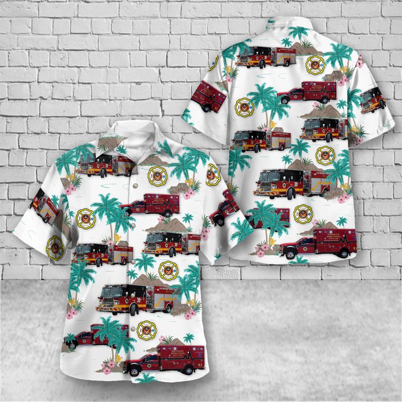 Anchorage Middletown Fire EMS Hawaiian Shirt Gift For Men Women