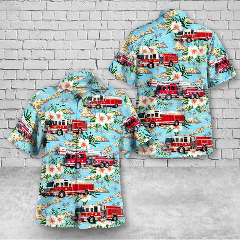 Webster Monroe County New York North East Joint Fire District Hawaiian Shirt Gift For Men Women