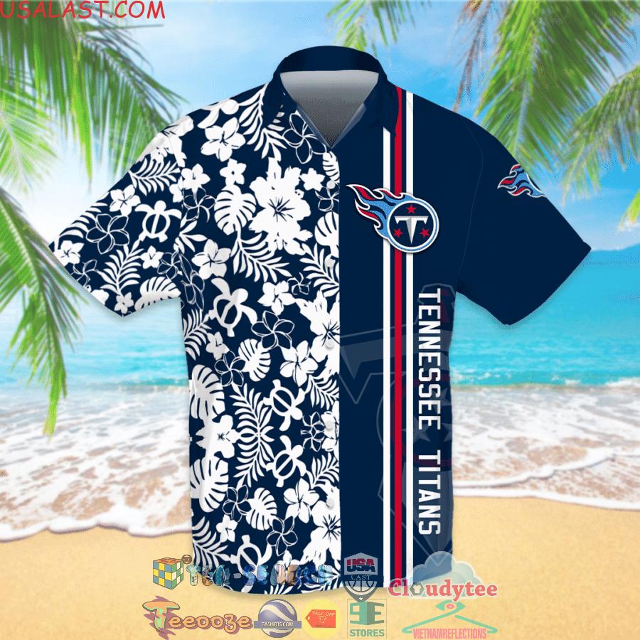 Tennessee Titans NFL Team Tropical All Over Print Hawaiian Shirt