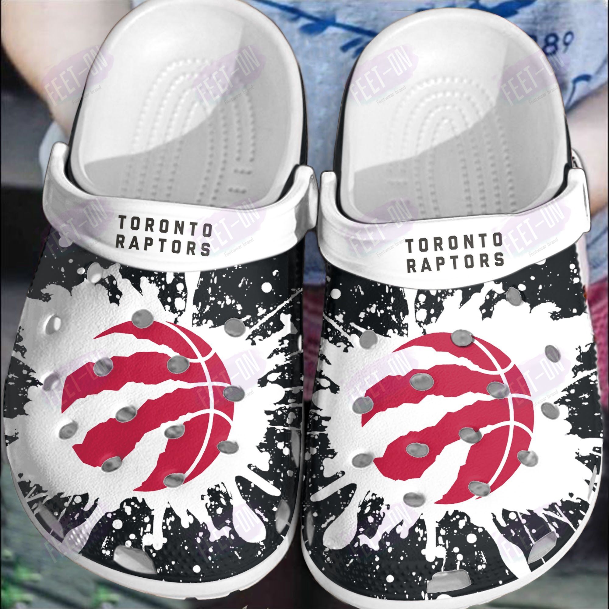 BEST Toronto Raptors NBA logo crocs crocband Shoes