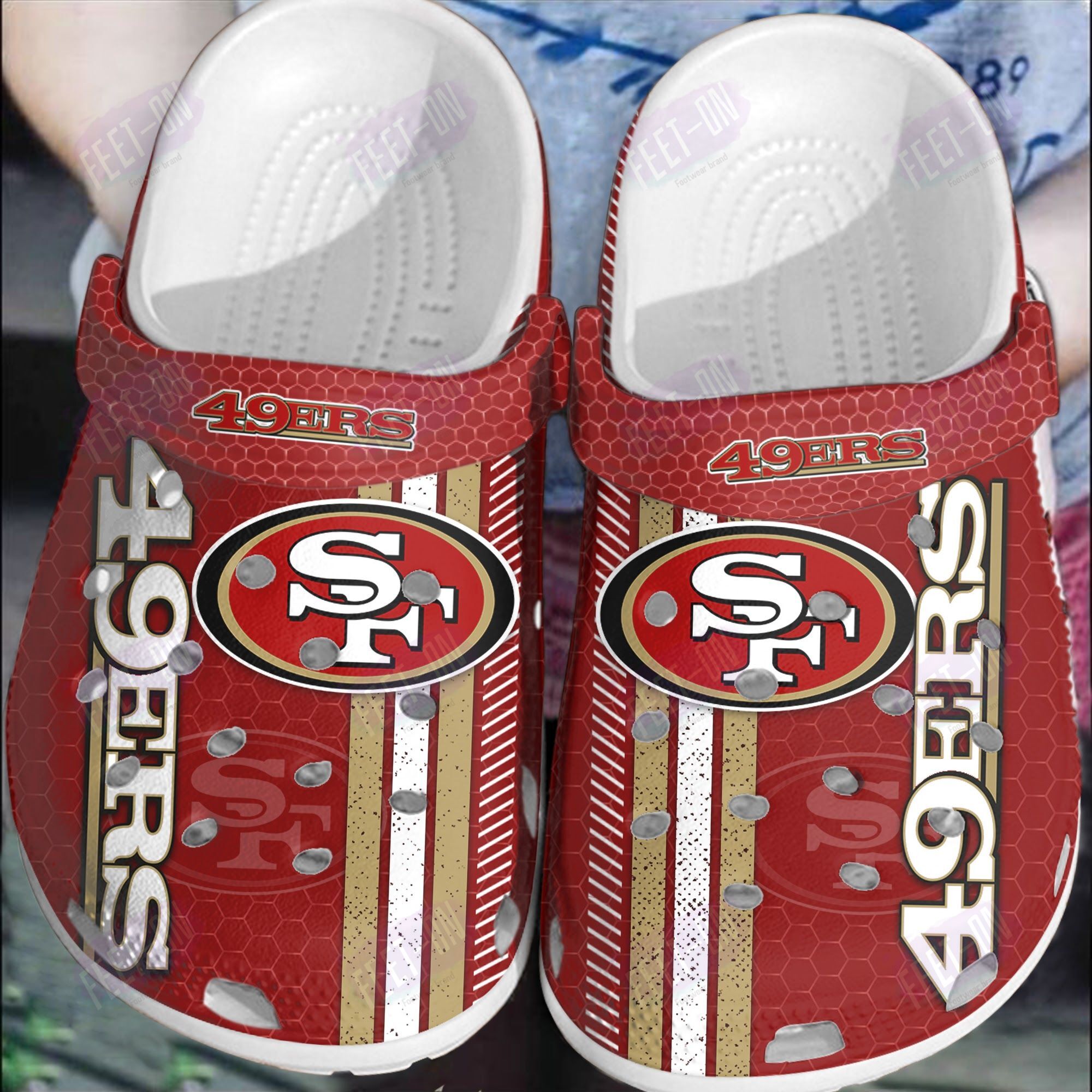 BEST San Francisco 49ers NFL crocs crocband Shoes