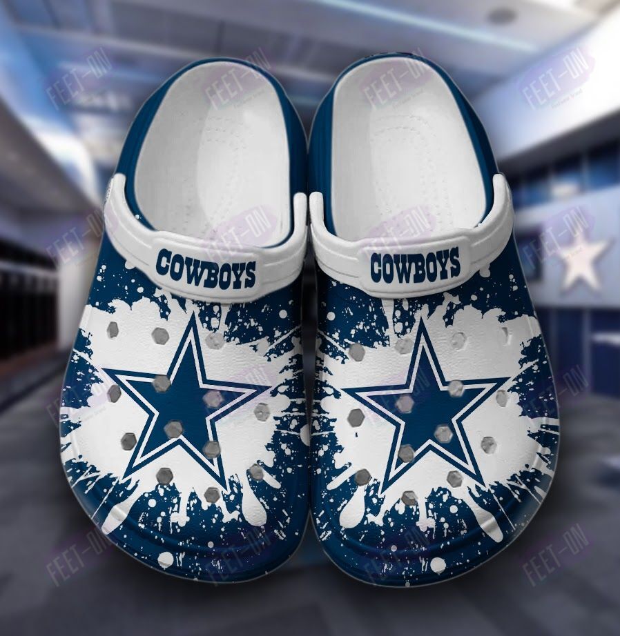 BEST Dallas Cowboys NFL logo crocs crocband Shoes