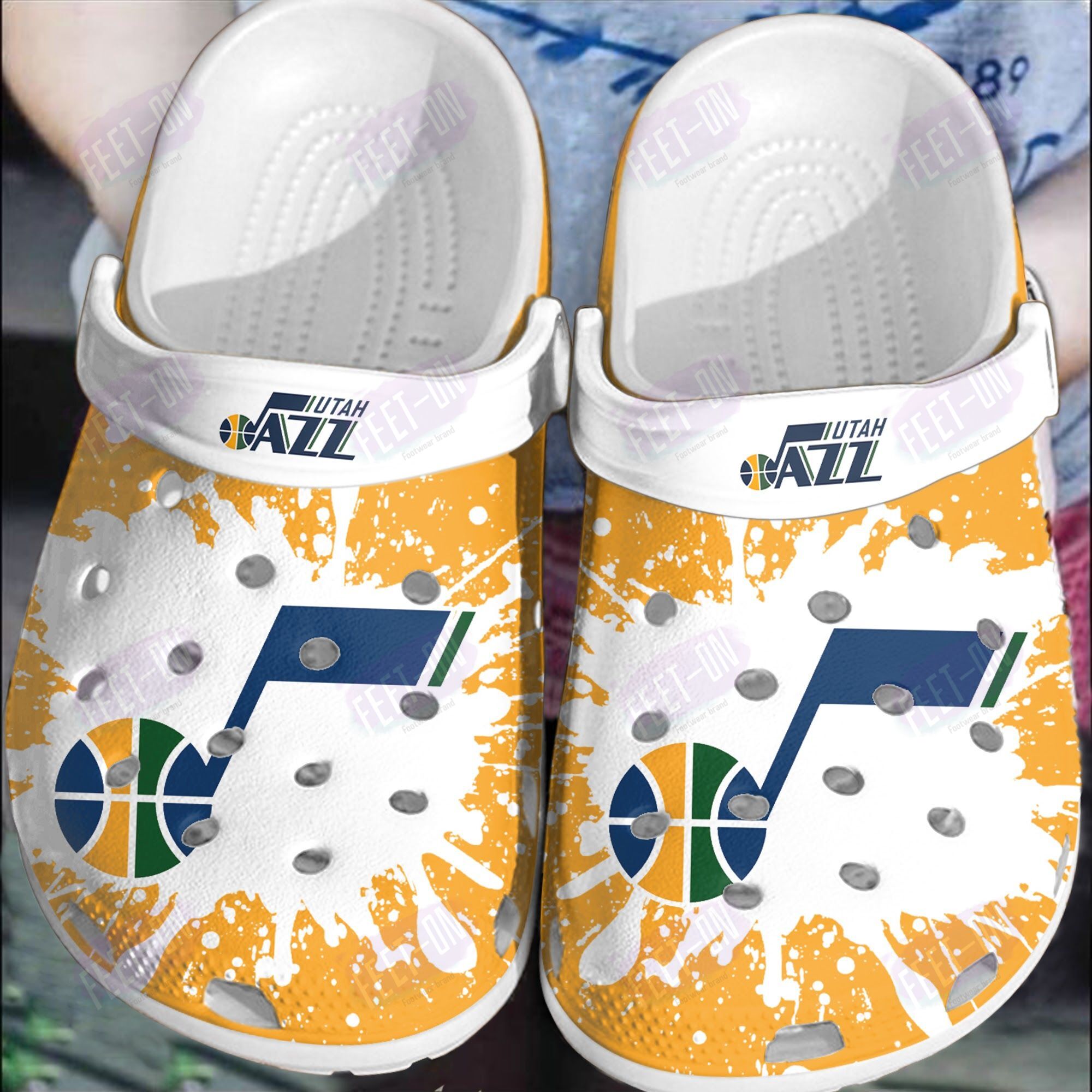 BEST Utah Jazz NBA crocs crocband Shoes