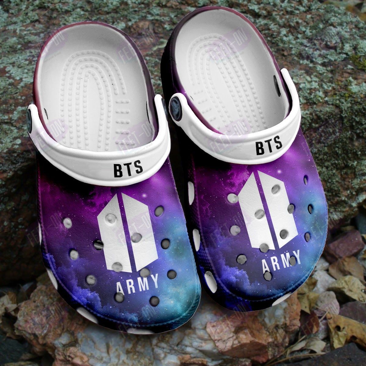 BEST BTS logo Army crocs crocband Shoes