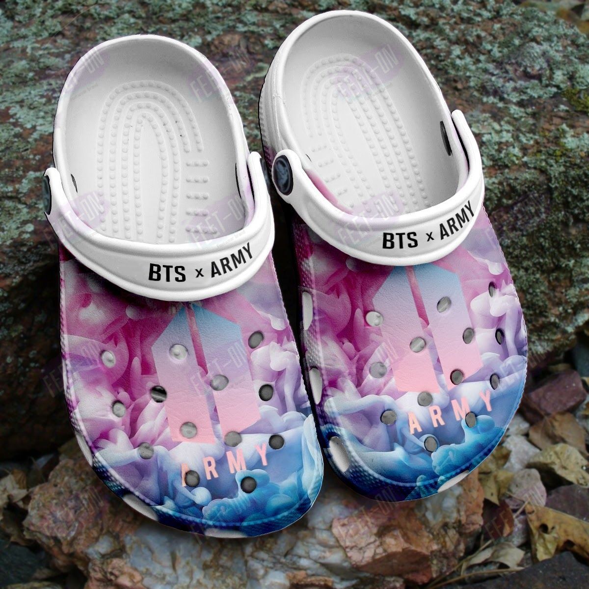 BEST BTS x Army crocs crocband Shoes