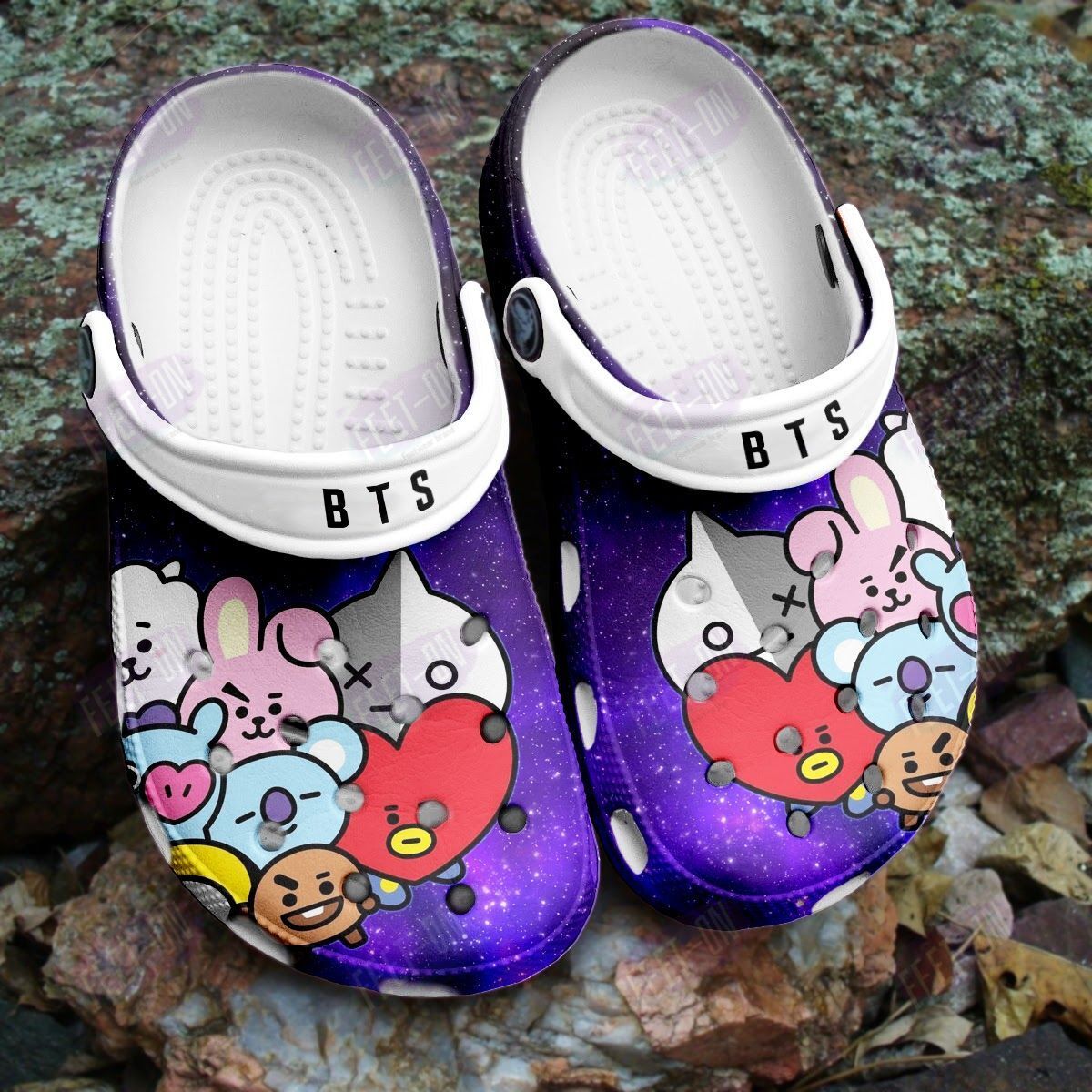 BEST BTS BT21 crocs crocband Shoes