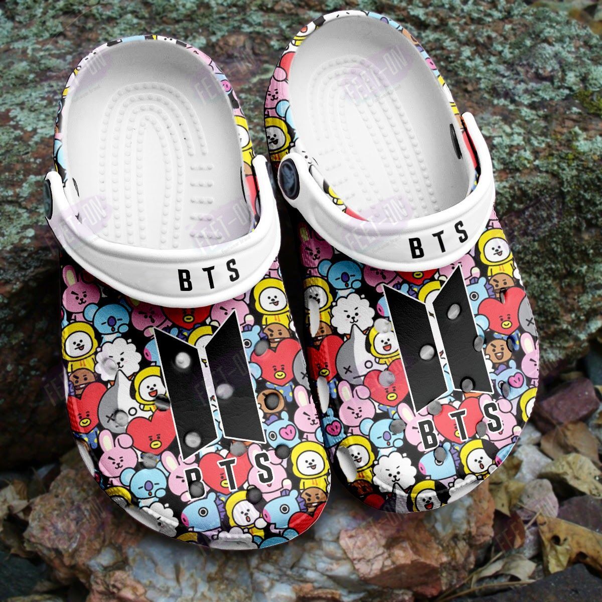 BEST BTS Characters BT21 crocs crocband Shoes