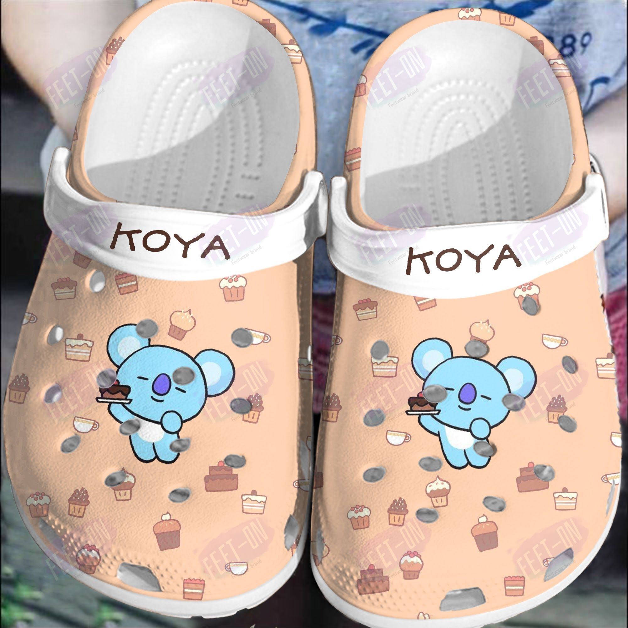 BEST BTS Koya cake crocs crocband Shoes